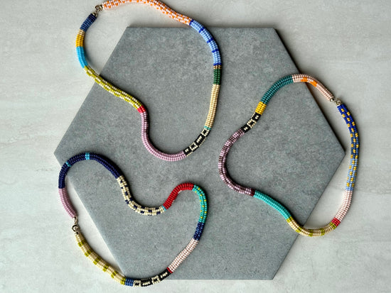 Handwoven Beaded Choker