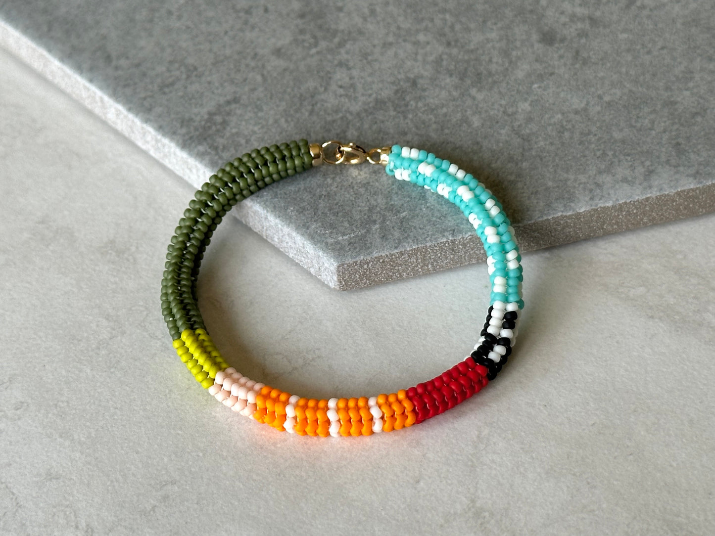 Handwoven Beaded Bracelet