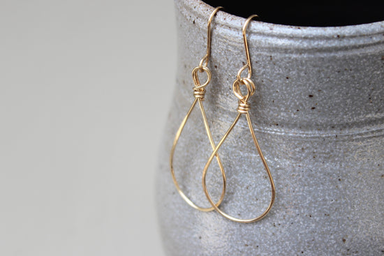 Load image into Gallery viewer, Minimalist Drop Earrings - Designed By Lei
