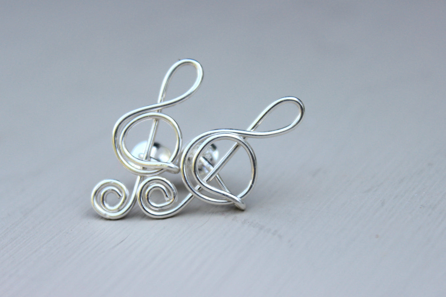 Treble Clef Earrings - Designed By Lei