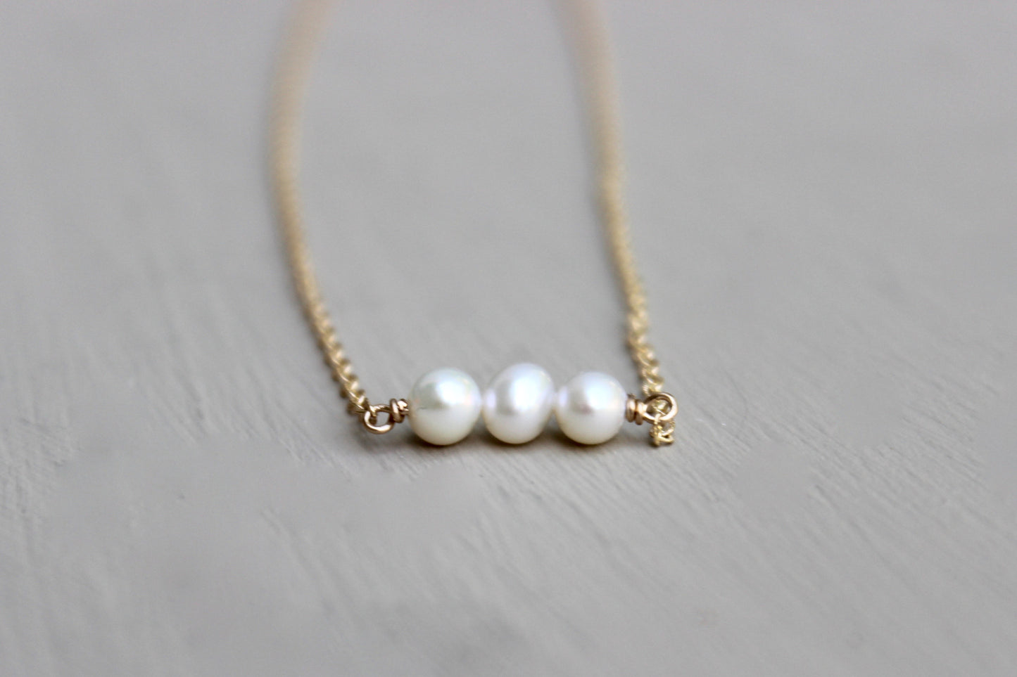 Triple Pearl Necklace – Designed By Lei