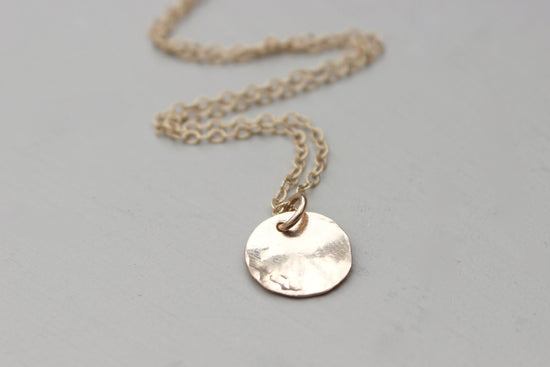 Load image into Gallery viewer, Gold Disc Necklace - Designed By Lei
