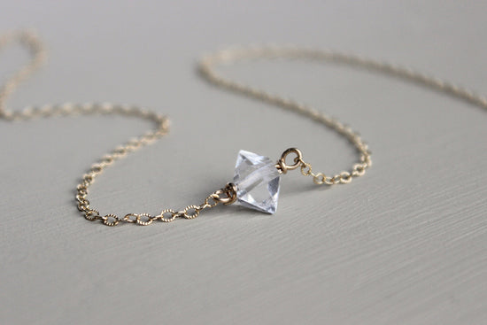 Herkimer Diamond Necklace - Designed By Lei